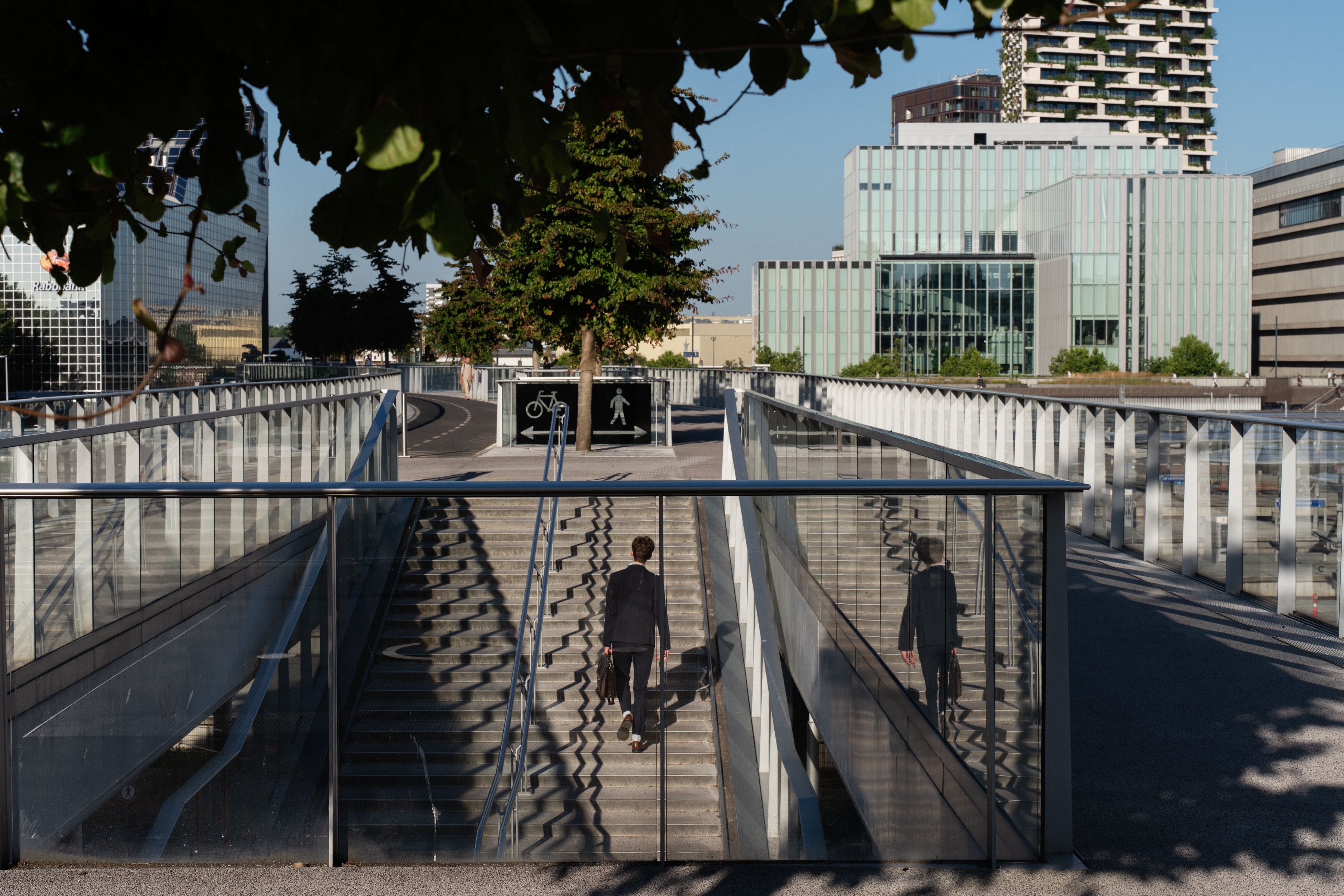 Stad kantoren trap